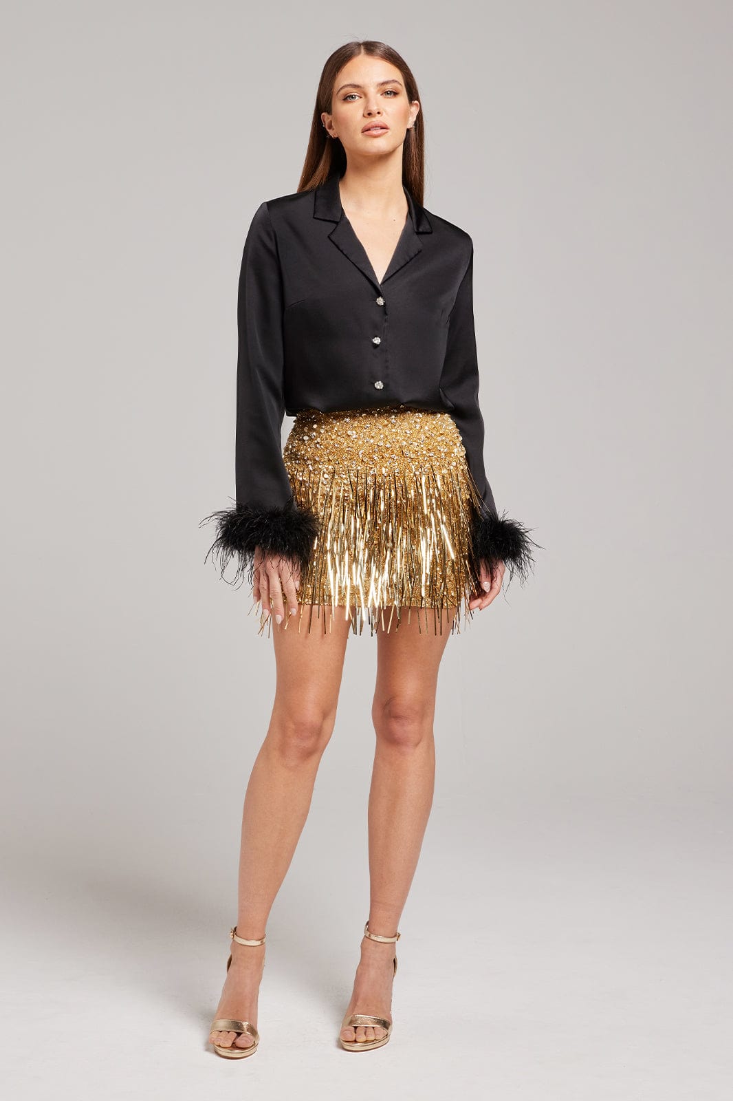 Gia Gold Skirt