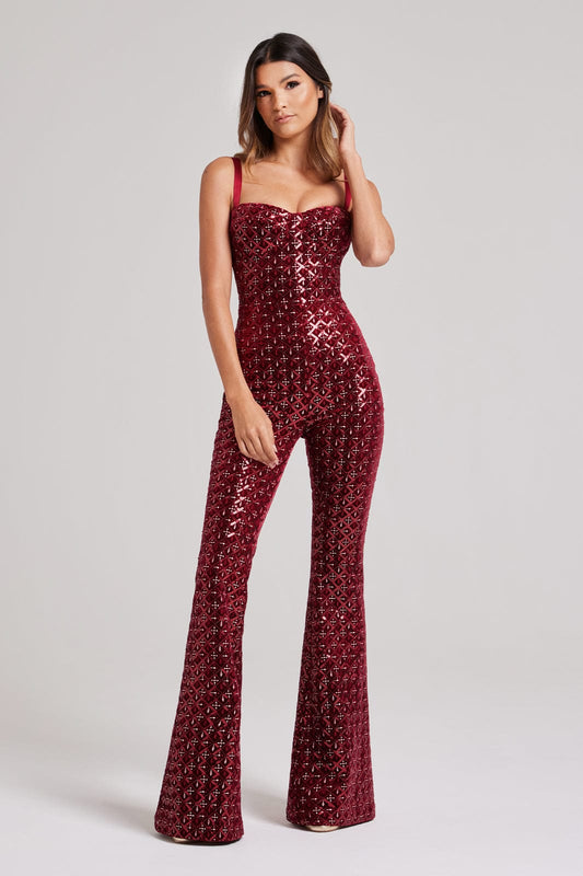 Hailey Red Jumpsuit
