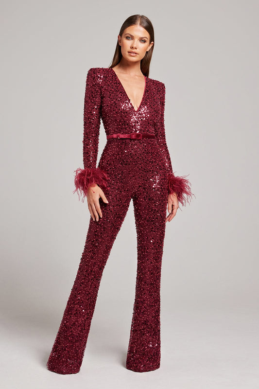 Rachel Red Jumpsuit
