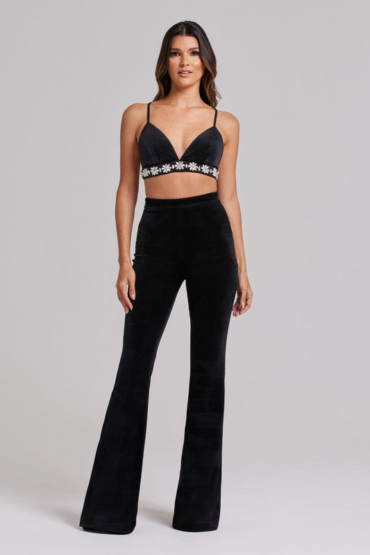 Davina Black Bra Top 