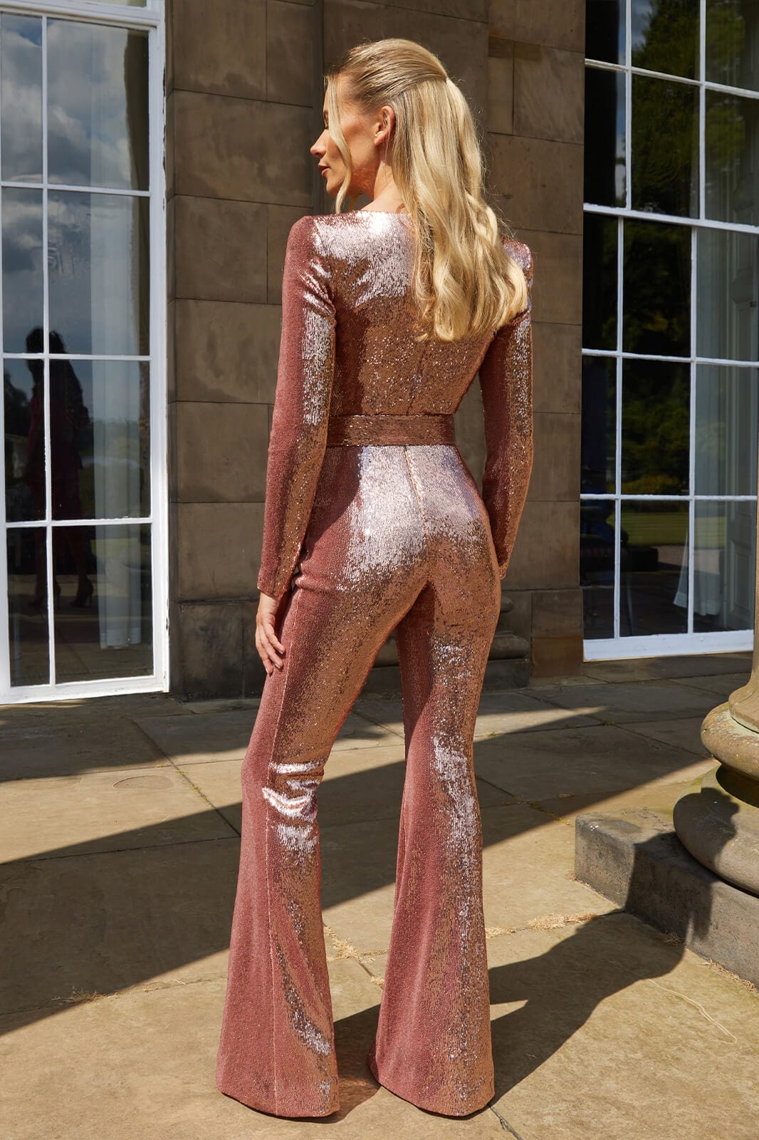 Marissa Rose Gold Jumpsuit