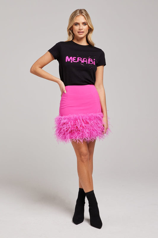 MERABI Black Logo T-shirt