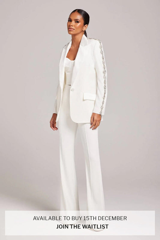 Davina White Blazer
