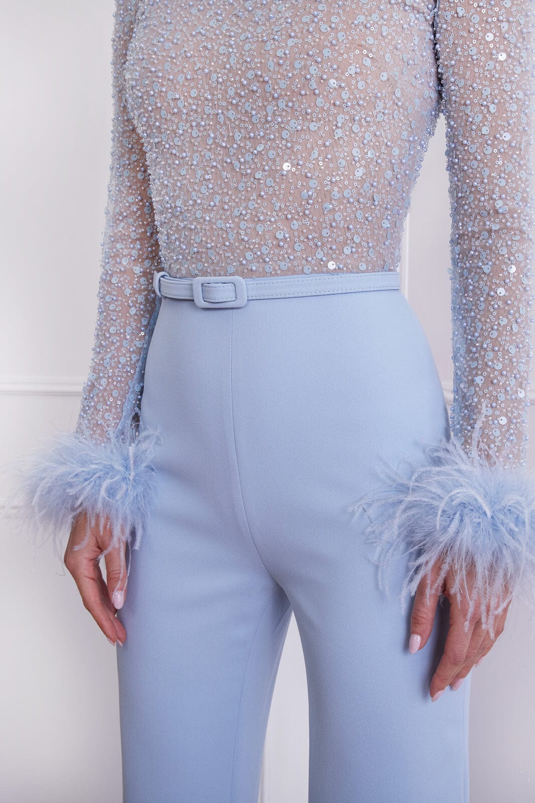 Amelia Blue Jumpsuit