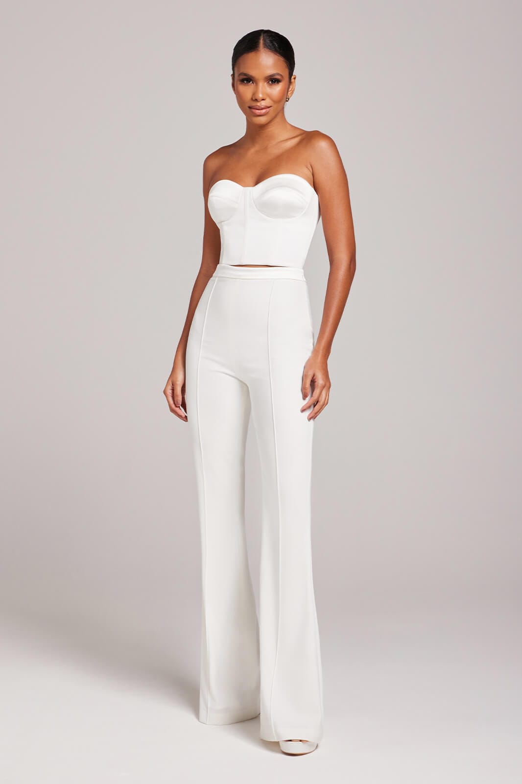 Ella White Corset Top