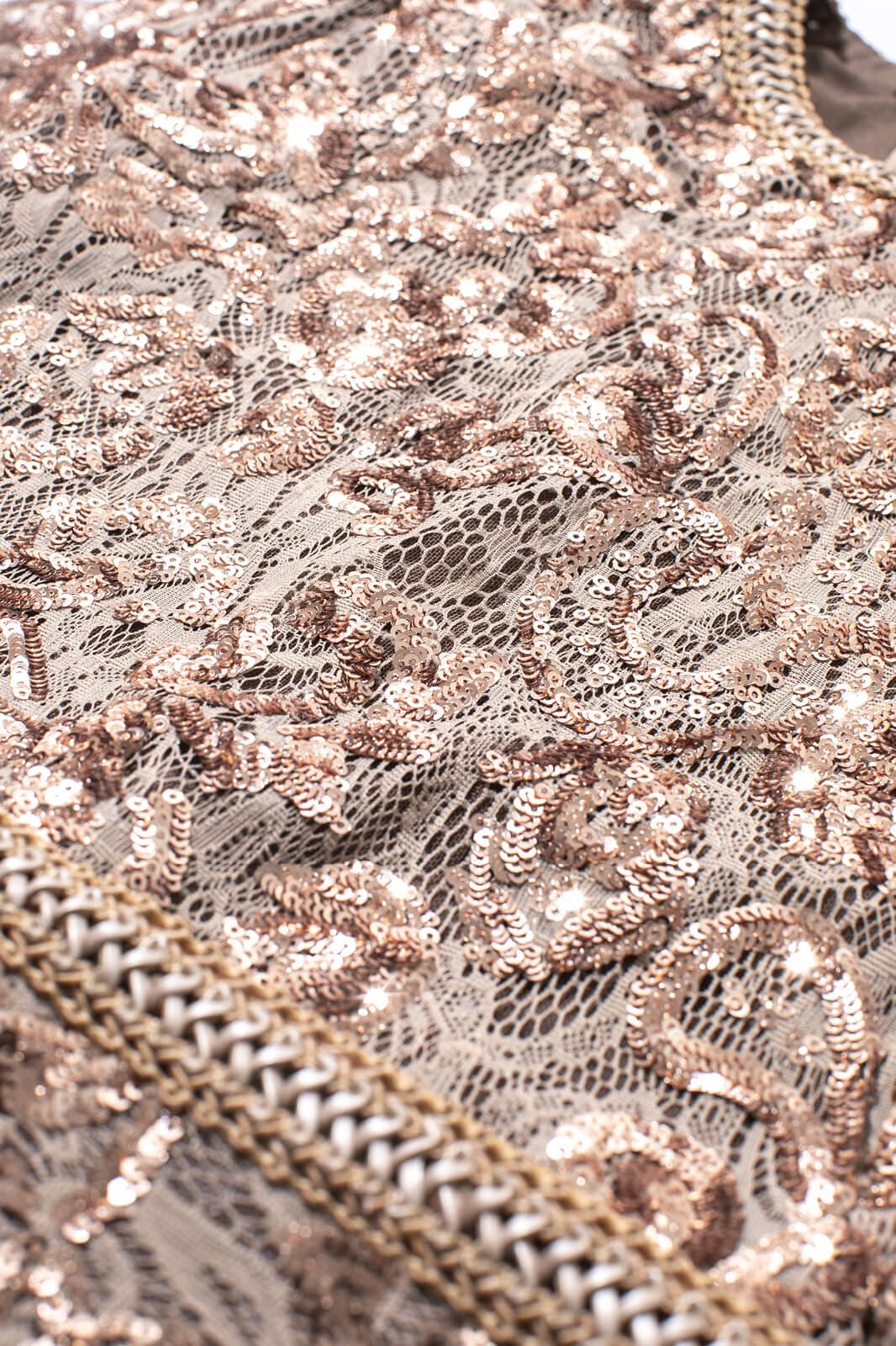 Bella Champagne Jumpsuit Dark Nude