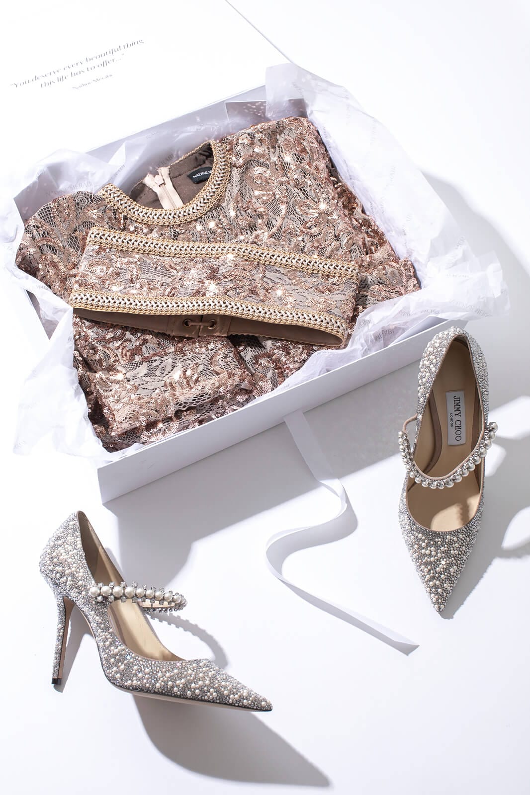 Bella Champagne Jumpsuit Dark Nude