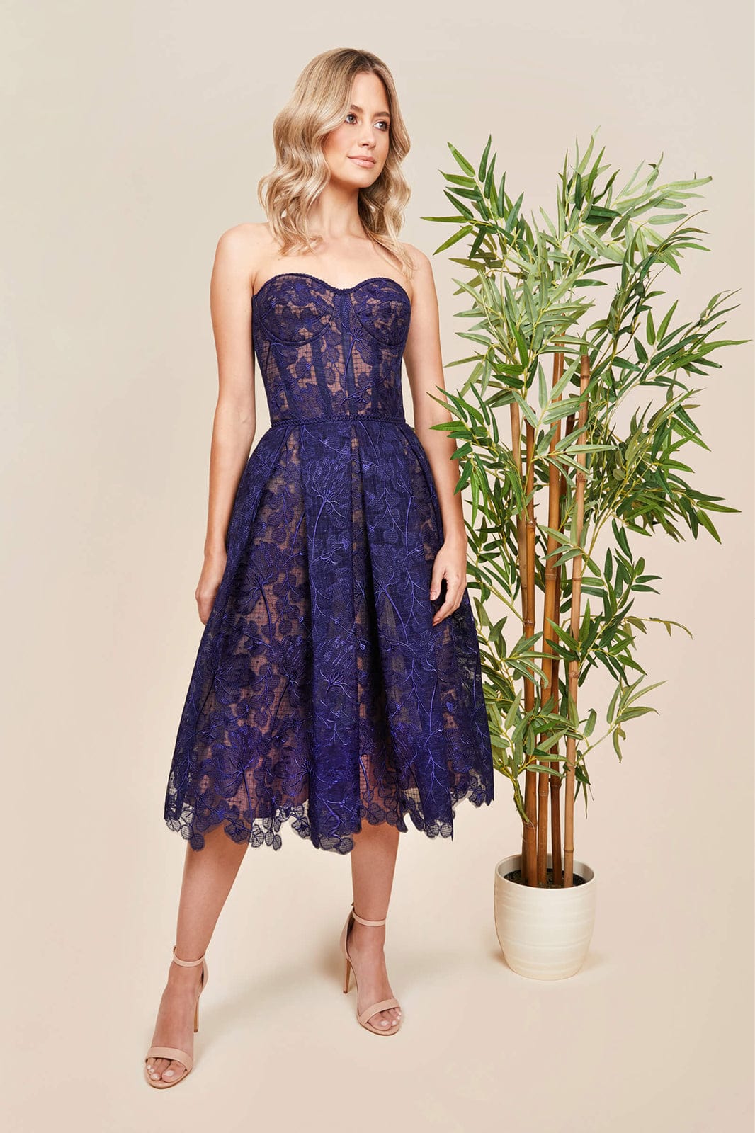 Olivia Navy Dress