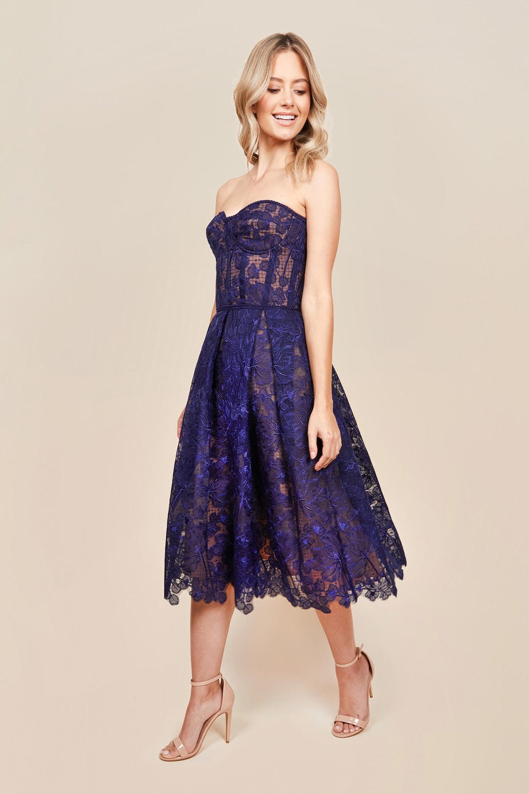 Olivia Navy Dress
