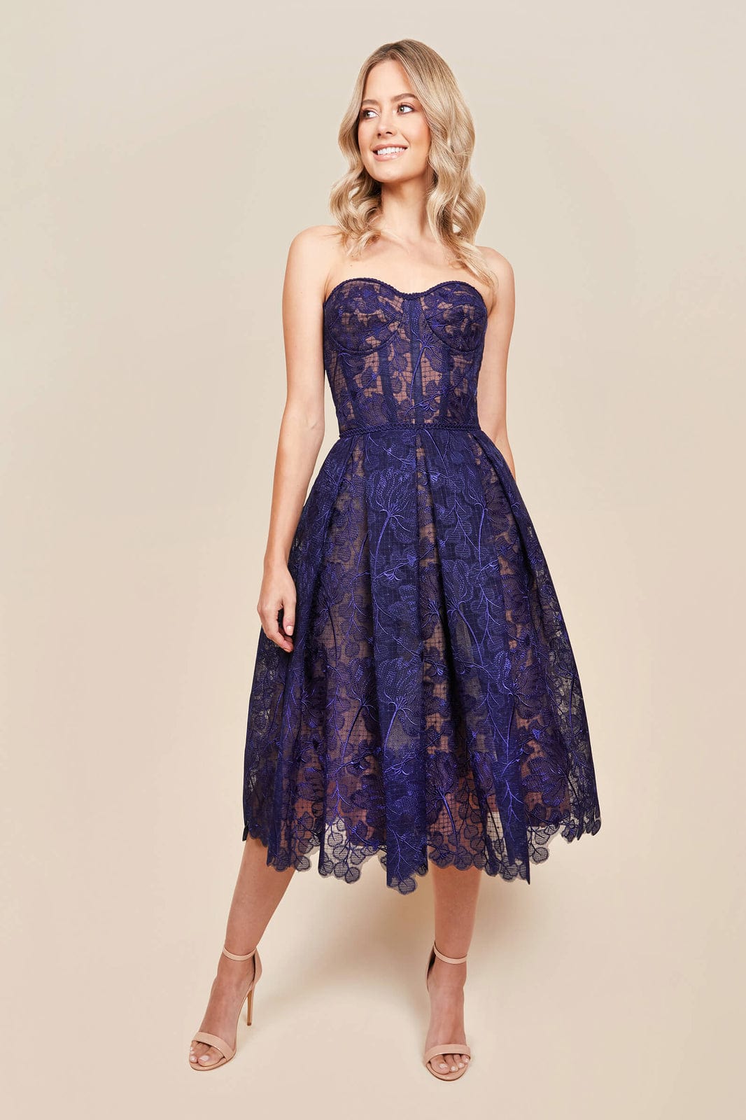 Olivia Navy Dress