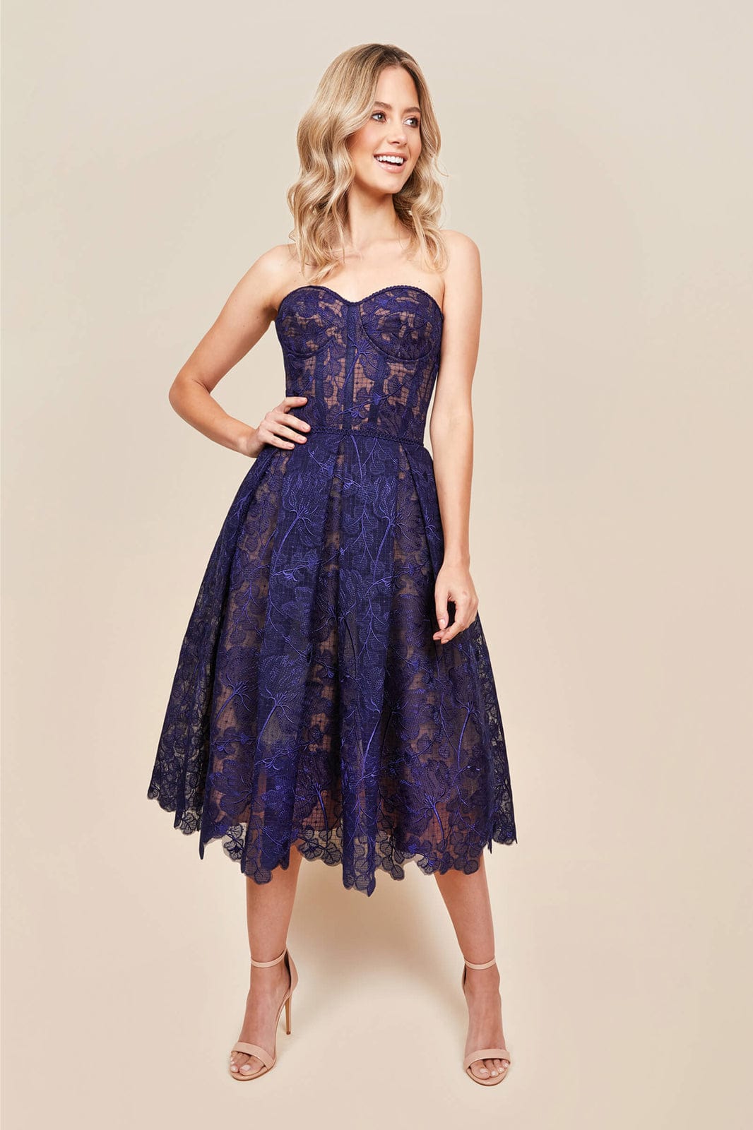 Olivia Navy Dress