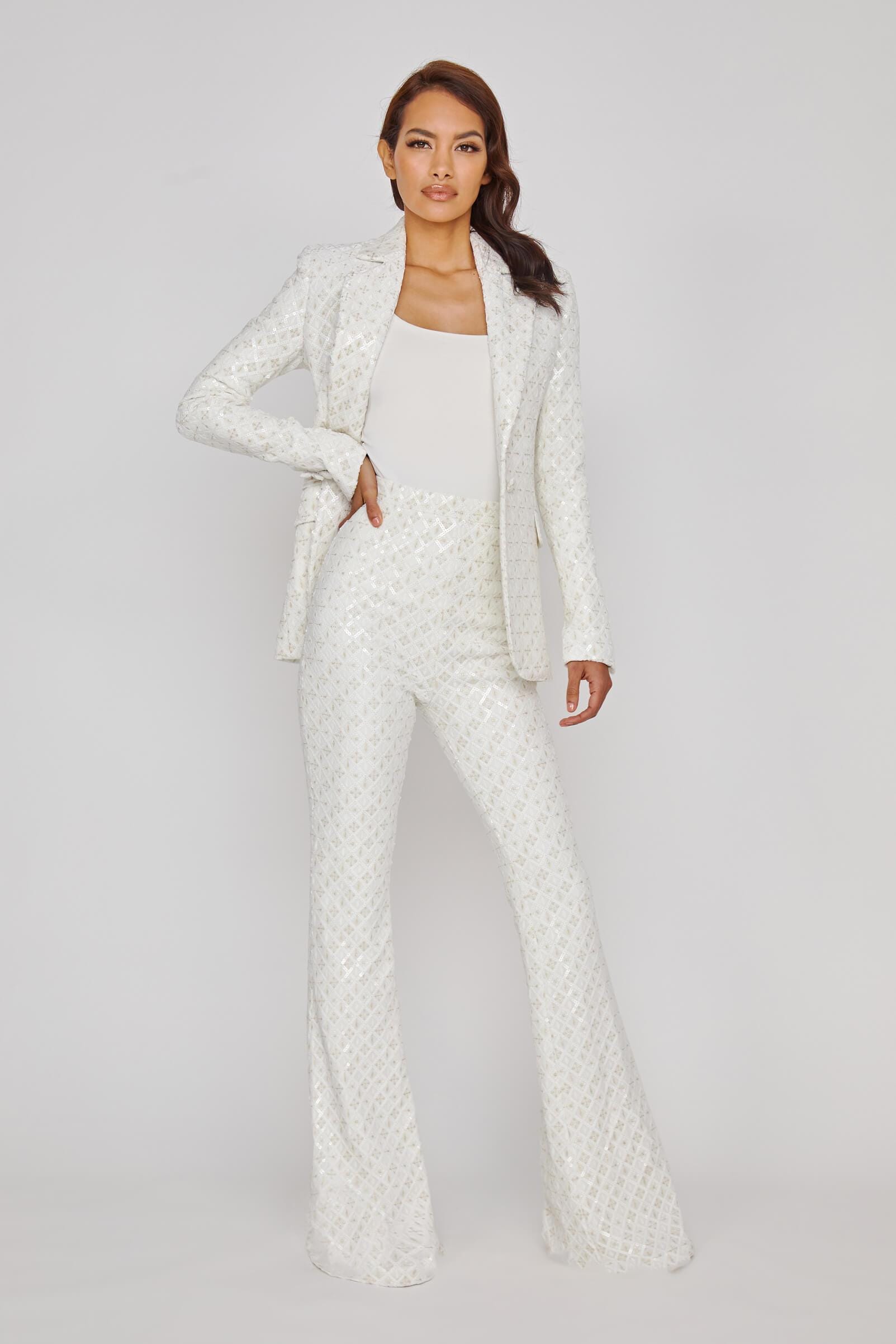 Meghan White Trousers