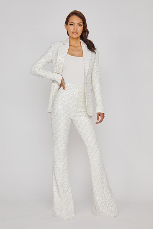 Meghan White Trousers